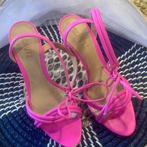 Schultz Neon Pink high heels